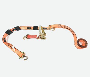 12 FT Frankenstein Ratchet Strap Big Orange 12' Swivel J Wheel Strap HD Tecnic Ratchet